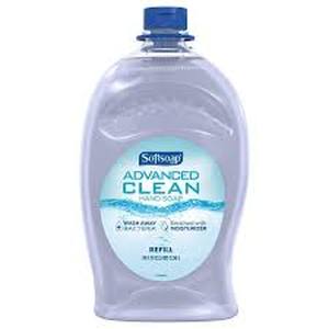 lot 134 image: Softsoap Advanced Clean Liquid Hand Soap Refill 80 oz