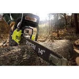 lot 161 image: Ryobi 14 in. 37cc 2-Cycle Gas Chainsaw