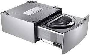 lot 163 image: LG - SideKick 1.0 Cu. Ft. High-Efficiency Smart Top Load Pedestal Washer with 3-Motion Technology - Graphite Steel
