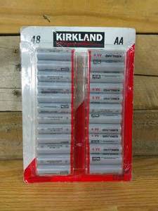 lot 94 image: Kirkland Signature Alkaline AA Batteries, 48-count