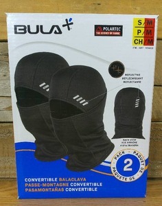 lot 111 image: BULA Polartec Convertible Balaclava, 2-pack-SM
