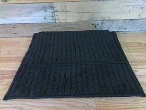lot 127 image: Set of Thresholds Bath Mats-Black