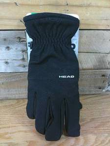 lot 101 image: HEAD Mens Waterproof Hybrid Gloves-XL-Black