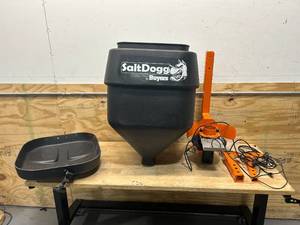 lot 114 image: SALTDOGG 4.4 Cu. Ft. Tailgate Mount Spreader