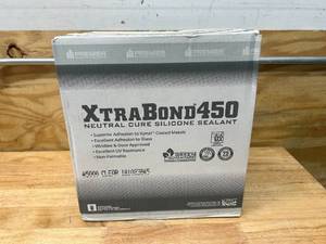 lot 66 image: PREMIER BUILDING SOLUTIONS Case of Xtra Bond 450 Neutral Cure Silicone Sealant- Clear (24 tubes)