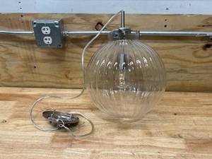 lot 107 image: Round Light Fixture