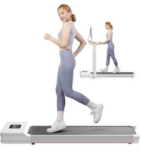 lot 16 image: SupeRun Under Desk Treadmill, Walking Pad, Portable Treadmill with Remote Control LED Display, Quiet Walking Jogging Machine for Office Home Use