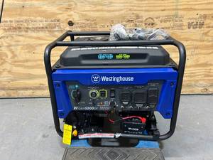 lot 123 image: WESTINGHOUSE WGen5300DF Generator - Dual Fuel