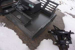 lot 28 image: Brand New CID Brand Toro, Dingo, Boxer Mini Skid Universal Mount 48 Brush HogBrush Mower Attachment