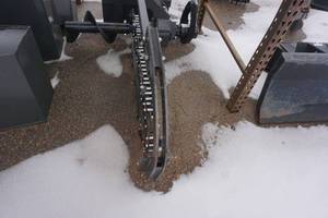 lot 29 image: Brand New CID Brand Toro, Dingo, Boxer Mini Skid Universal Mount Hydraulic Trencher Attachment