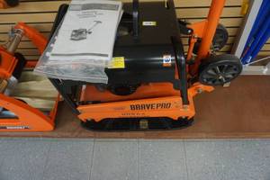 lot 34 image: Brave Pro Model BRBRP220H Power Wacker Vibratory Plate Compactor