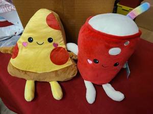 Pizza and Soda Friends Stuffed Toys