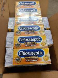 Case 36 of Chloraseptic Sore Throat Warming Lozenges