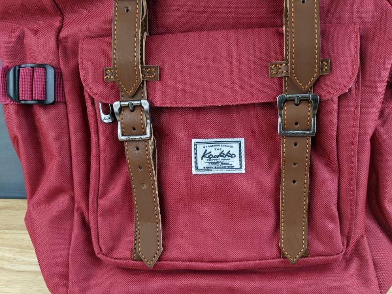lot 44A image: Brand New KAUKKO Travel Laptop Backpack, Outdoor Rucksack Causal backpack Fits 15.6(Nylon Red) F