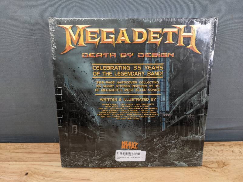 lot 14B image: Brand New Megadeth Death by Design Hardcover (Megadeth Omnibus) Z