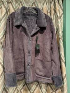 lot 486 image: New Brandon Thomas Womens Reversable Jacket French Blue Size XL P
