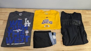 lot 99 image: Collection of 4 Mens Clothing Size XL Nike, LA Lakers, and More K