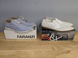 lot 90 image: Mens GBX and Faranzi Shoes Size 12 K