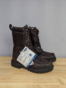 lot 11B image: Brand New Itasca Aqua Plus Leather Boots Mens Size 8 K