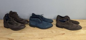 lot 133 image: Collection of 3 Pairs of Joseph Abboud Mens Shoes, Size 12 K