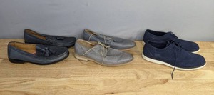 lot 135 image: Collection of 3 Pairs of Mens Size 12 Shoes Giorgio Brutini, JD Fisk, Perry Ellis K