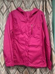 lot 492 image: Paradox Dark Pink Hooded Light Weight Jacket Womens Size Medium P