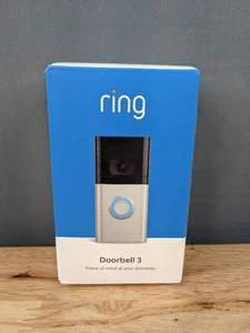 lot 20 image: Brand New Video Doorbell 3 - Smart Wireless Doorbell Camera with Dual-Band WiFi, Quick Release Battery, 2-Way Talk, Night Vision Y