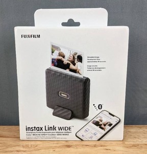 lot 62 image: Brand New Fujifilm instax Link Wide Printer - Mocha Gray Y