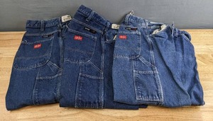 lot 82A image: 3 Pairs of Dickies Fire-Resistant Jeans - 34W J