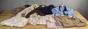 lot 112 image: Assortment of Boys Button Down Shirts Various Sizes  K