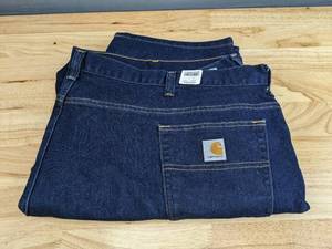 lot 48 image: New Carhartt Modern Fit Denim Jeans 54x32 J