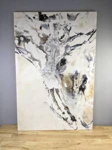 lot 23C image: Large Modern Abstract Canvas Artwork Z