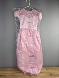 lot 117 image: Long Pink Dress Girls Size 14  K