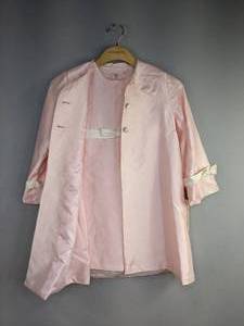 lot 113 image: Sweet Kids Dress with Button Up Coat Girls Size 8 - Pink  K