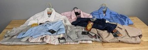 lot 102 image: New with Tags Boys Button Down Western Wear Shirts Multiple Sizes 2-14 (9) K
