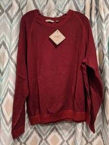 lot 437 image: New Paradise Collection Mens Top 501 Merlot. Size XL P