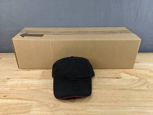 lot 38A image: 24 Brand New Advantage Series Ltd. Black and Red Hats OSFM A