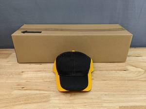 lot 8A image: 24 Brand New Advantage Series Ltd. Black and Gold Hats OSFM A