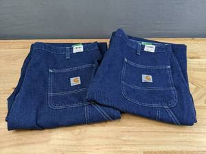lot 119 image: 2 Pairs of New Carhartt Jeans - 40W x 28L J
