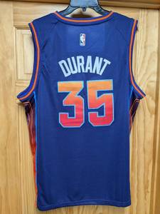 lot 27B image: Brand New Nike Phoenix Suns Kevin Durant 35 El Valle NBA Basketball City Edition Jersey Mens Size Large 50 I