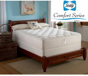lot 2 image: Sealy Comfort Series Cushion Firm Queen Mattress - MSRP $999.99 - No Reserve