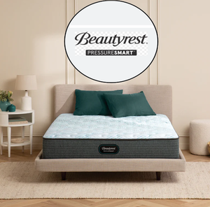 lot 9 image: Beautyrest Pressure-Smart  Extra Firm Queen Mattress - MSRP 2249.99 - No Reserve
