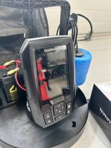 lot 77 image: Garmin Striker 4 Sonar Fishfinder and GPS Plotter with Swivel Mount