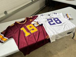 lot 88 image: Lot of Two 2XL NFL Officially Licensed Jerseys