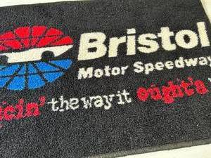 lot 105 image: Vintage Bristol Motor Speedway Accent Rug - 30 x 20