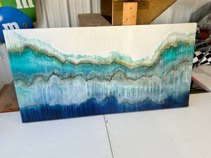 lot 115 image: 48 x 24 Oil Paint on Canvas