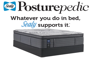 lot 7 image: Sealy Premium Posturepedic Satisfied II Cushion Firm Euro Pillow Top Queen Mattress - MSRP $2339.99 - No Reserve