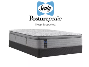 lot 15 image: Macys Exclusive - Sealy Posturepedic Silver Pine Soft Euro Pillowtop King Mattress - MSRP $1799.99 - No Reserve