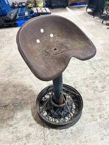 Metal 35 Vintage Tractor Seat