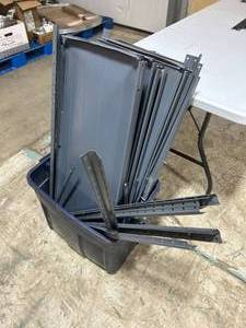 Lot of Steel Storage Shelving 36 Wide